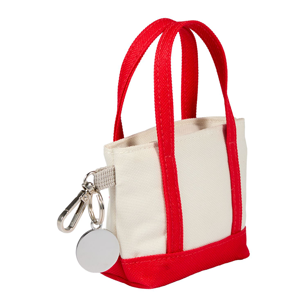 Leed's Red Mini Tote Bag Charm