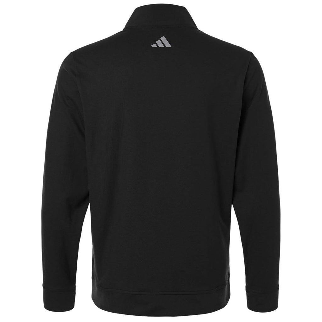 Adidas Men's Black Ultimate365 Classic Quarter-Zip Pullover