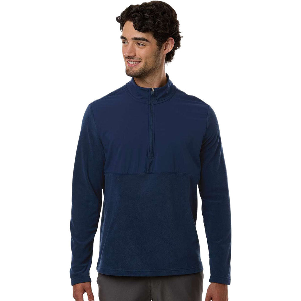 Adidas Men's Collegiate Navy Ultimate365 Cozy Quarter-Zip Pullover