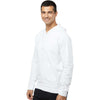 Adidas Men's White Fleece Hooded Sweatshirt