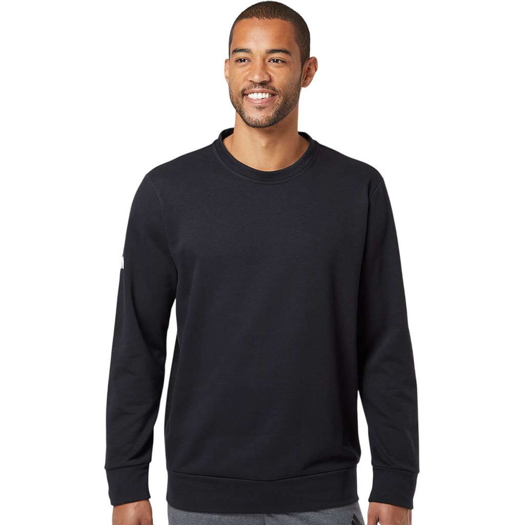 Adidas Men's Black Fleece Crewneck Sweatshirt