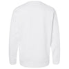 Adidas Men's White Fleece Crewneck Sweatshirt