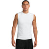 A4 Men's White Compression Muscle Tee