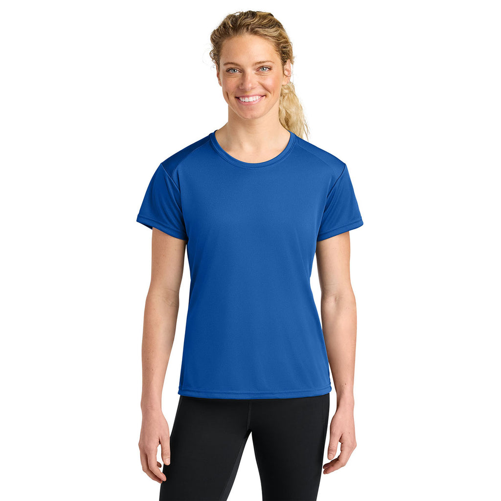 A4 Women's Royal Cooling Performance Short Sleeve Tee