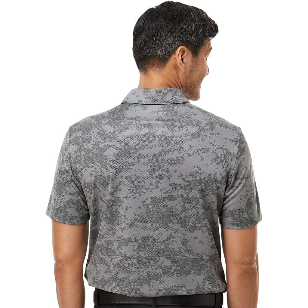 Adidas Men's Grey Three Camo Polo