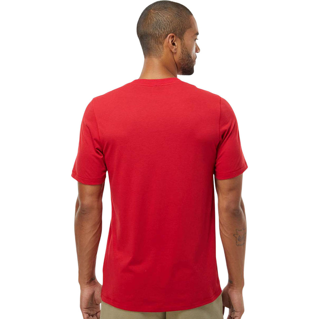 Adidas Men's Power Red Blended T-Shirt