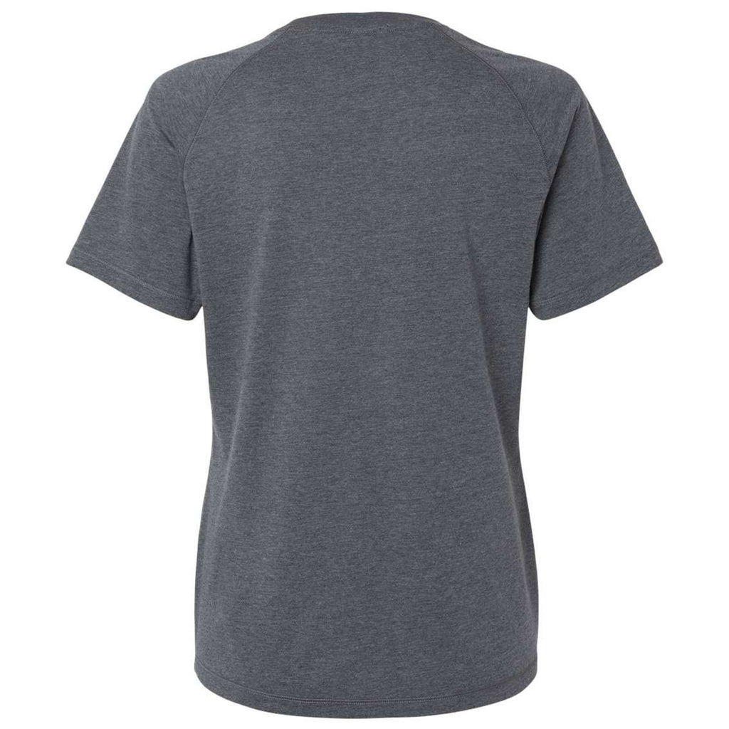 Adidas Women's Dark Grey Heather Blended T-Shirt