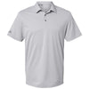 Adidas Men's Grey Two Melange Heathered Polo