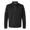 Adidas Men's Black Spacer Quarter-Zip Pullover