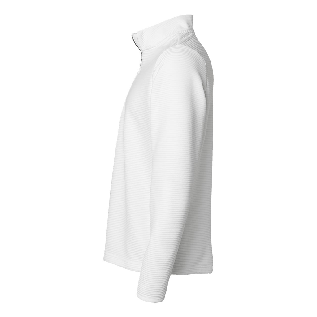 Adidas Men's Core White Spacer Quarter-Zip Pullover