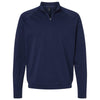 Adidas Men's Collegiate Navy Club Quarter Zip Pullover