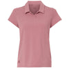 Adidas Women's Pink Strata Melange Blend Polo