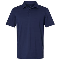 Adidas Men's Dark Blue Textured Stripe Polo