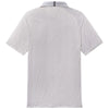 UNRL Men's White Sand Abstract Polo