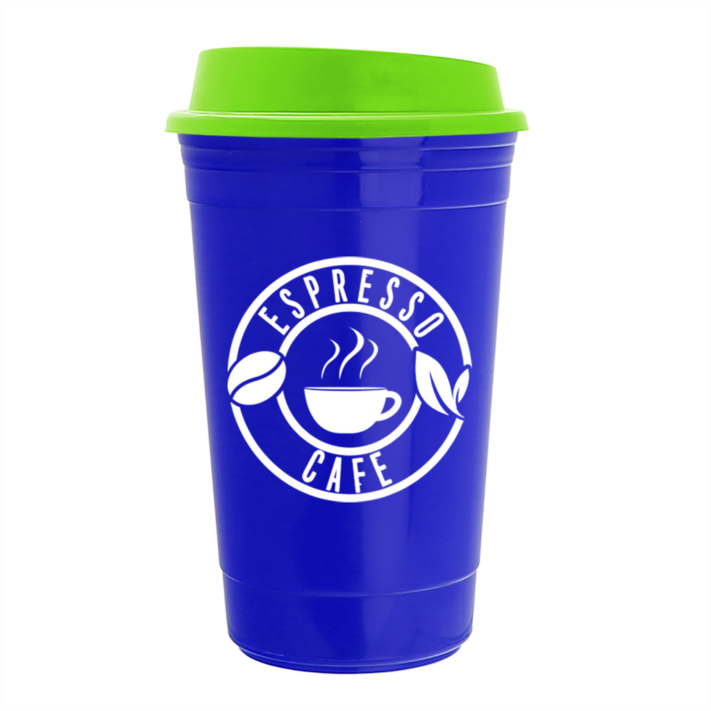 Garyline Royal Blue Traveler Insulated Cup - 16 oz.