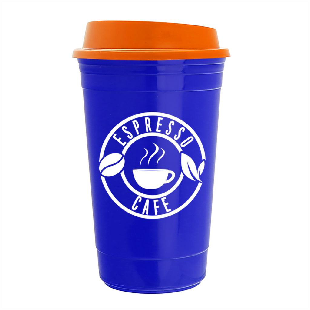 Garyline Royal Blue Traveler Insulated Cup - 16 oz.