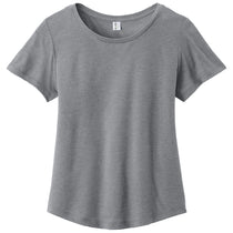 Allmade Women's Aluminum Grey Relaxed Tri-Blend Scoop Neck Tee