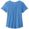 Allmade Women's Azure Blue Relaxed Tri-Blend Scoop Neck Tee