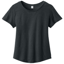 Allmade Women's Space Black Relaxed Tri-Blend Scoop Neck Tee
