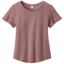 Allmade Women's Vintage Rose Relaxed Tri-Blend Scoop Neck Tee
