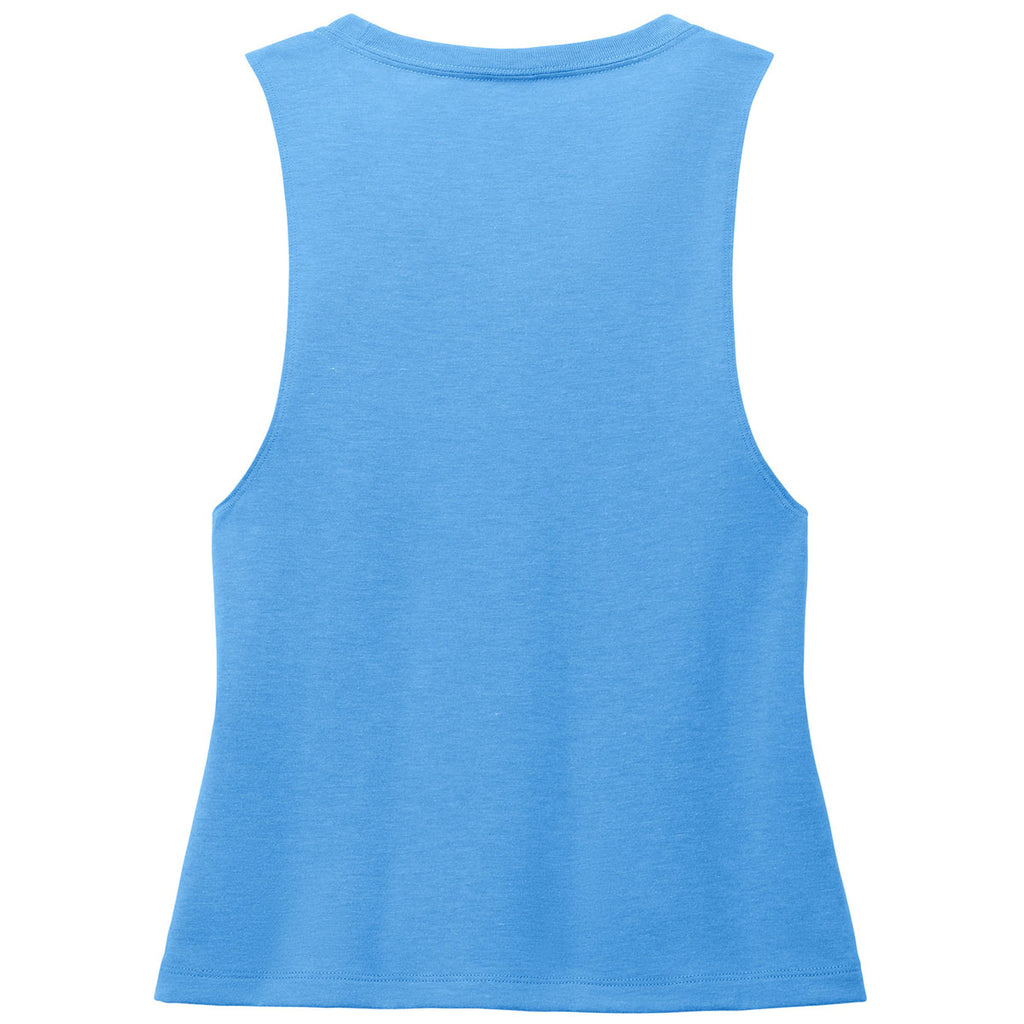 Allmade Women's Azure Blue Tri-Blend Muscle Tank