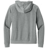 Allmade Women's Aluminum Grey Heather Organic CVC Fleece Full-Zip Hoodie
