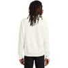 Allmade Unisex White Sand Organic CVC Fleece Crewneck Sweatshirt