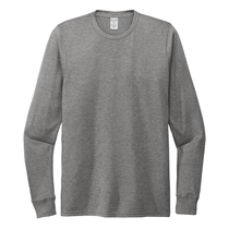 Allmade Unisex Aluminum Grey Tri-Blend Long Sleeve Tee