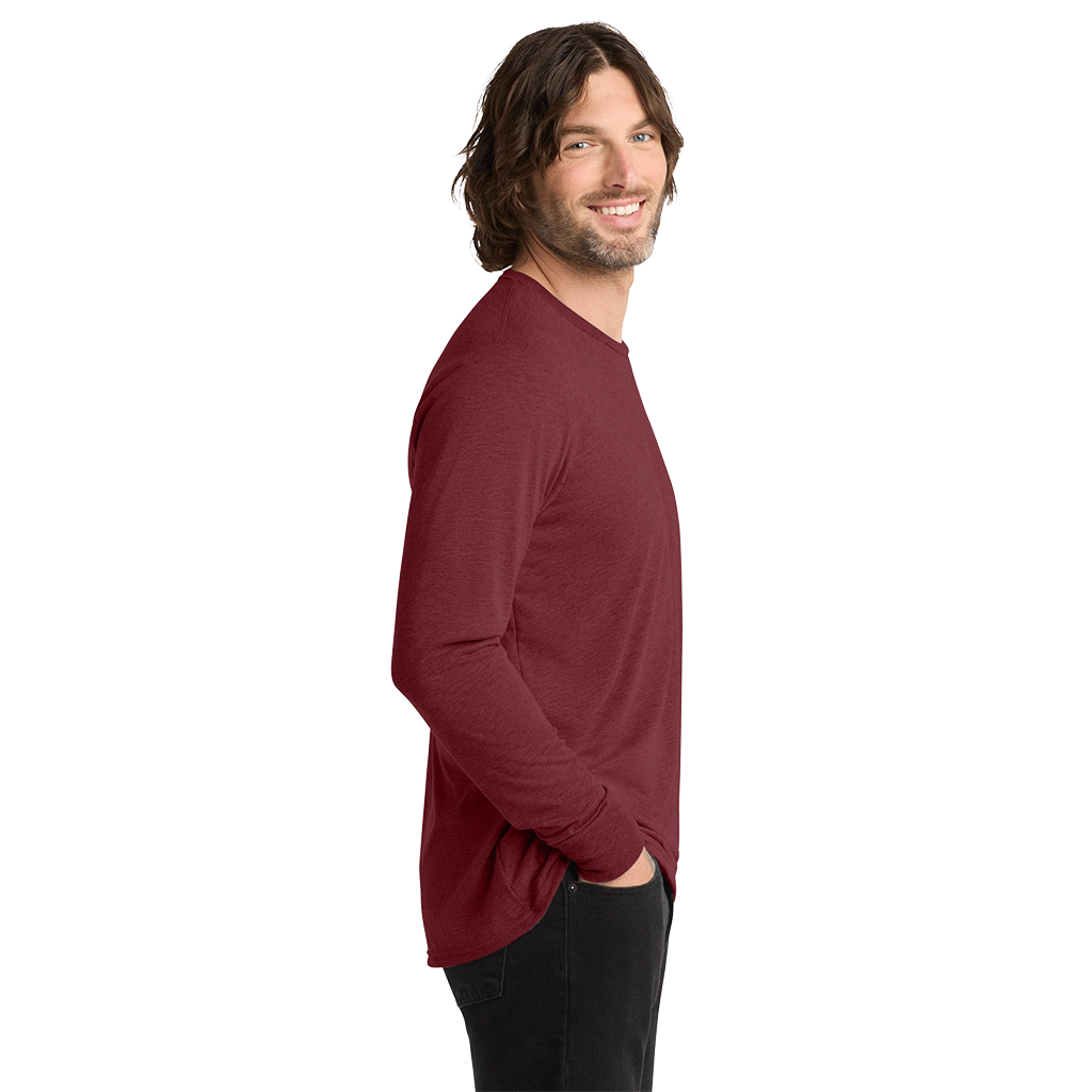 Allmade Unisex Vino Red Tri-Blend Long Sleeve Tee