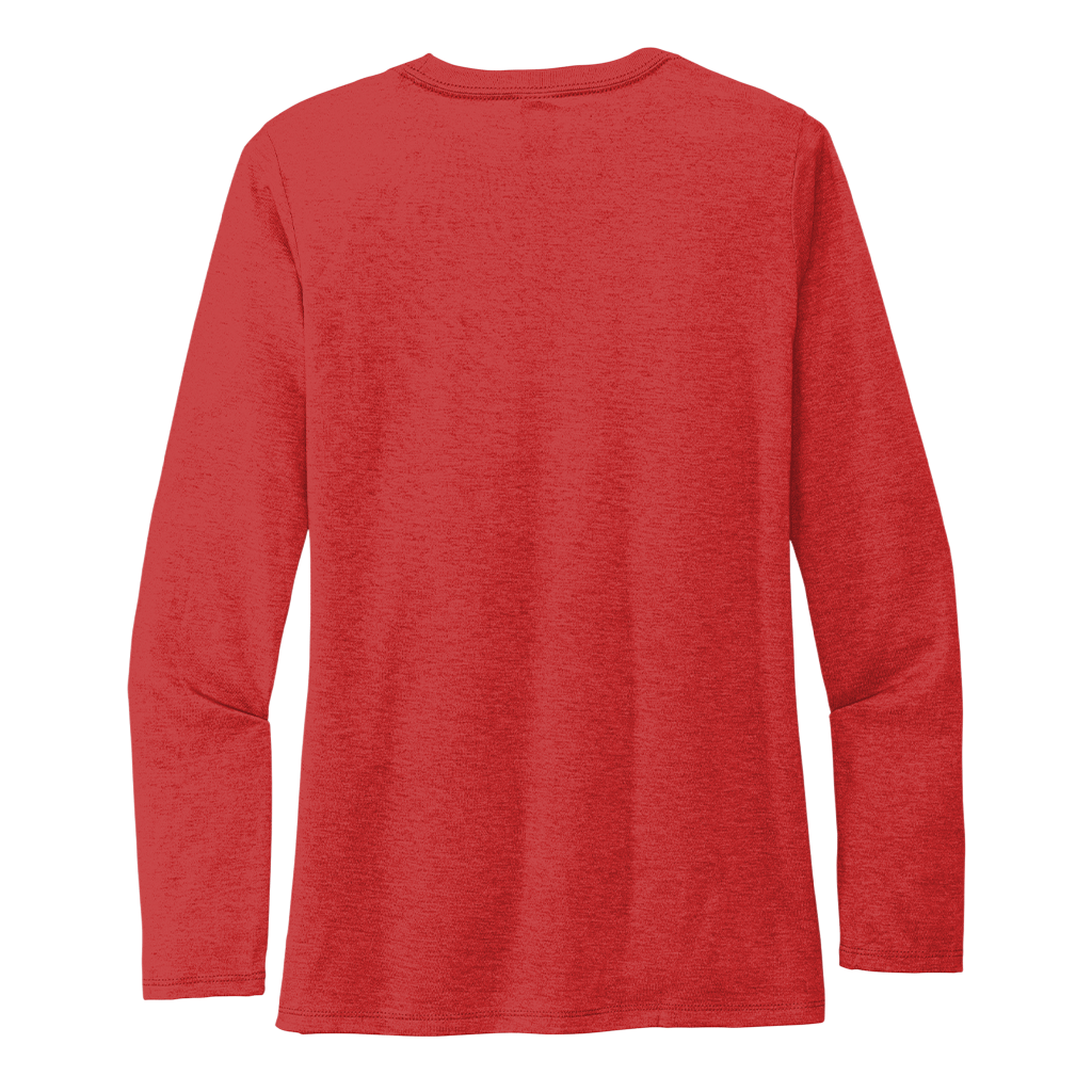 Allmade Women's Rise Up Red Tri-Blend Long Sleeve Tee