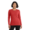 Allmade Women's Rise Up Red Tri-Blend Long Sleeve Tee