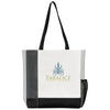 Atchison White Tri-Tone Tote