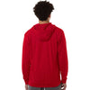 Adidas Men's Team Power Red Game & Go Fleece Full-Zip Hooded Sweatshirt