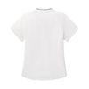 UNRL Women's White Amelia Short Sleeve Polo