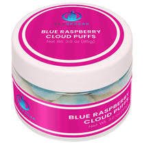 SugarSpot Clear Raspberry Cloud Puffs: Small Jar