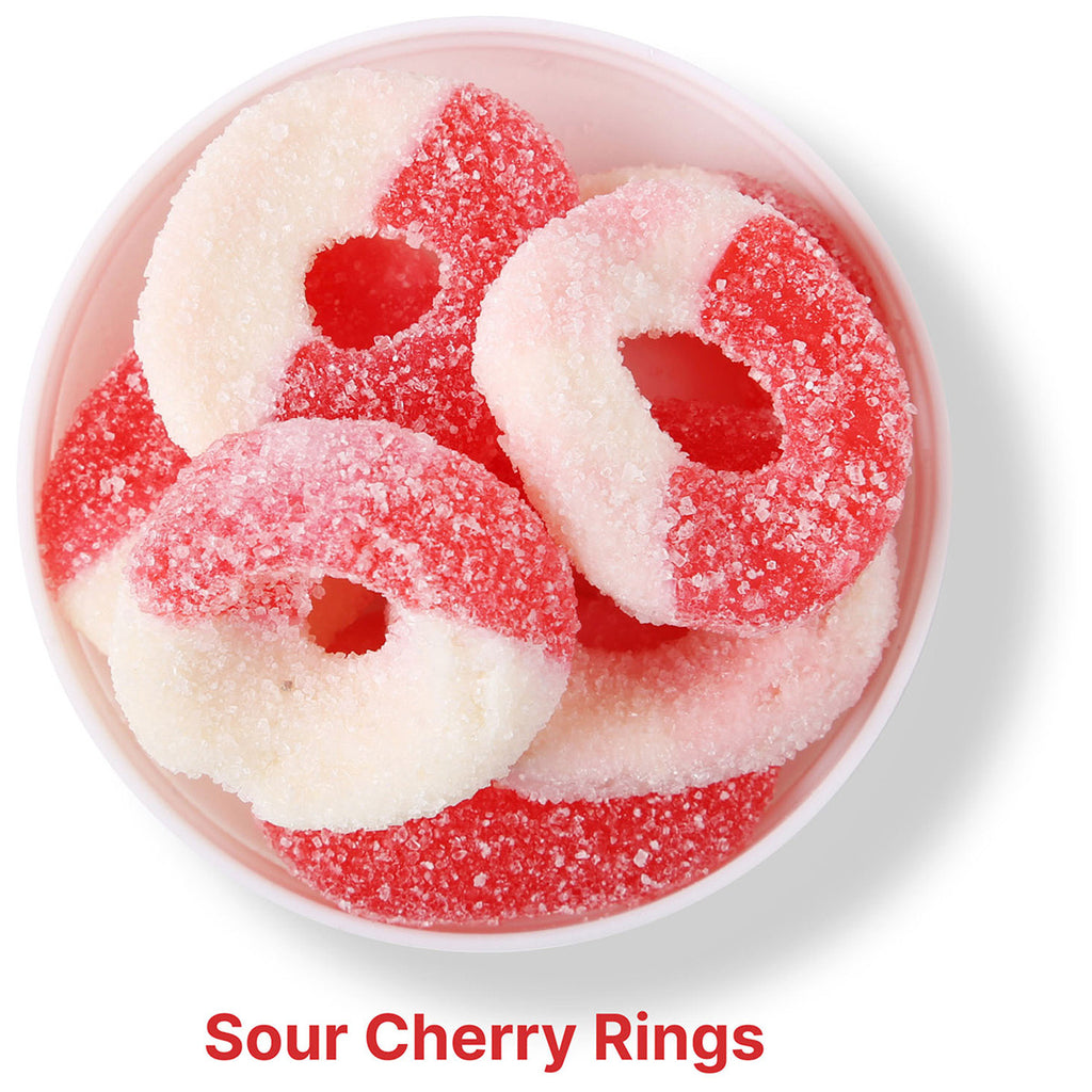 SugarSpot Clear Sour Cherry Rings: Small Jar