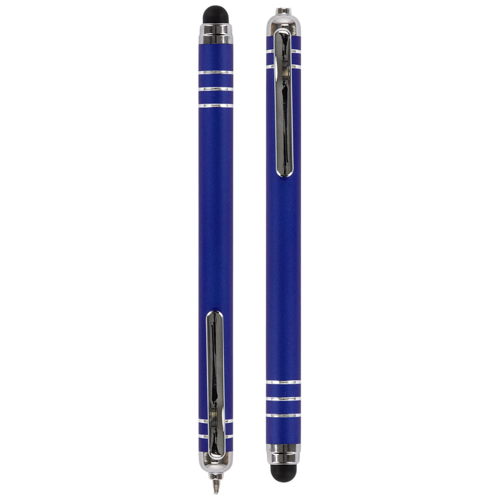 Logomark Blue Ritchey Recycled Aluminum Gravity Pen & Stylus