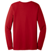 Bella + Canvas Unisex Red Jersey Long Sleeve Tee