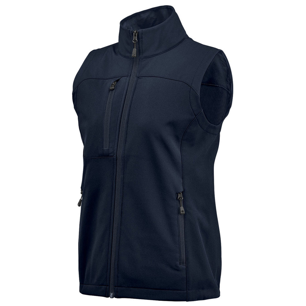 Stormtech Women's Navy/Navy Cascades Softshell Vest