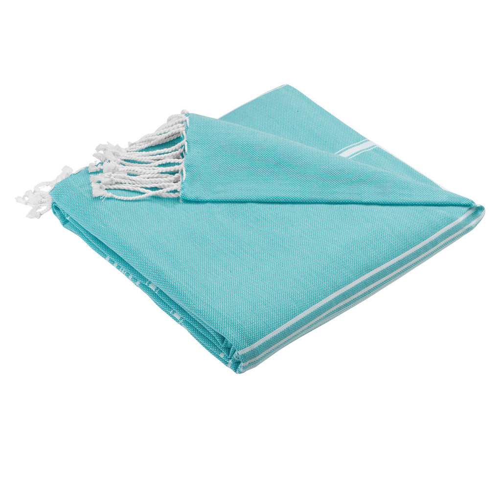 Port Authority Aquamarine/ White Cali Throw