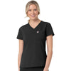 Carhartt Women's Black Two-Pocket V-Neck Top