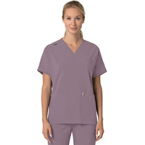 Carhartt Women's Lavender Mist Four-Pocket Oversized V-Neck Top