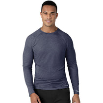 Carhartt Men's Navy Heather Performance Long Sleeve Tee