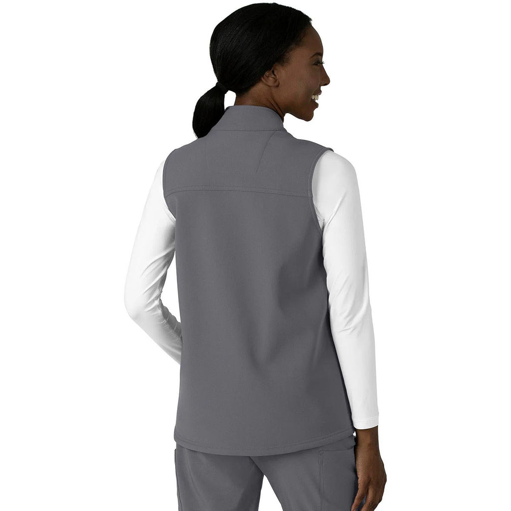 Carhartt Women's Pewter Four-Pocket Bonded Fleece Vest