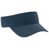 Port Authority River Blue Navy Poly Visor