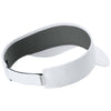 Port Authority White Poly Visor