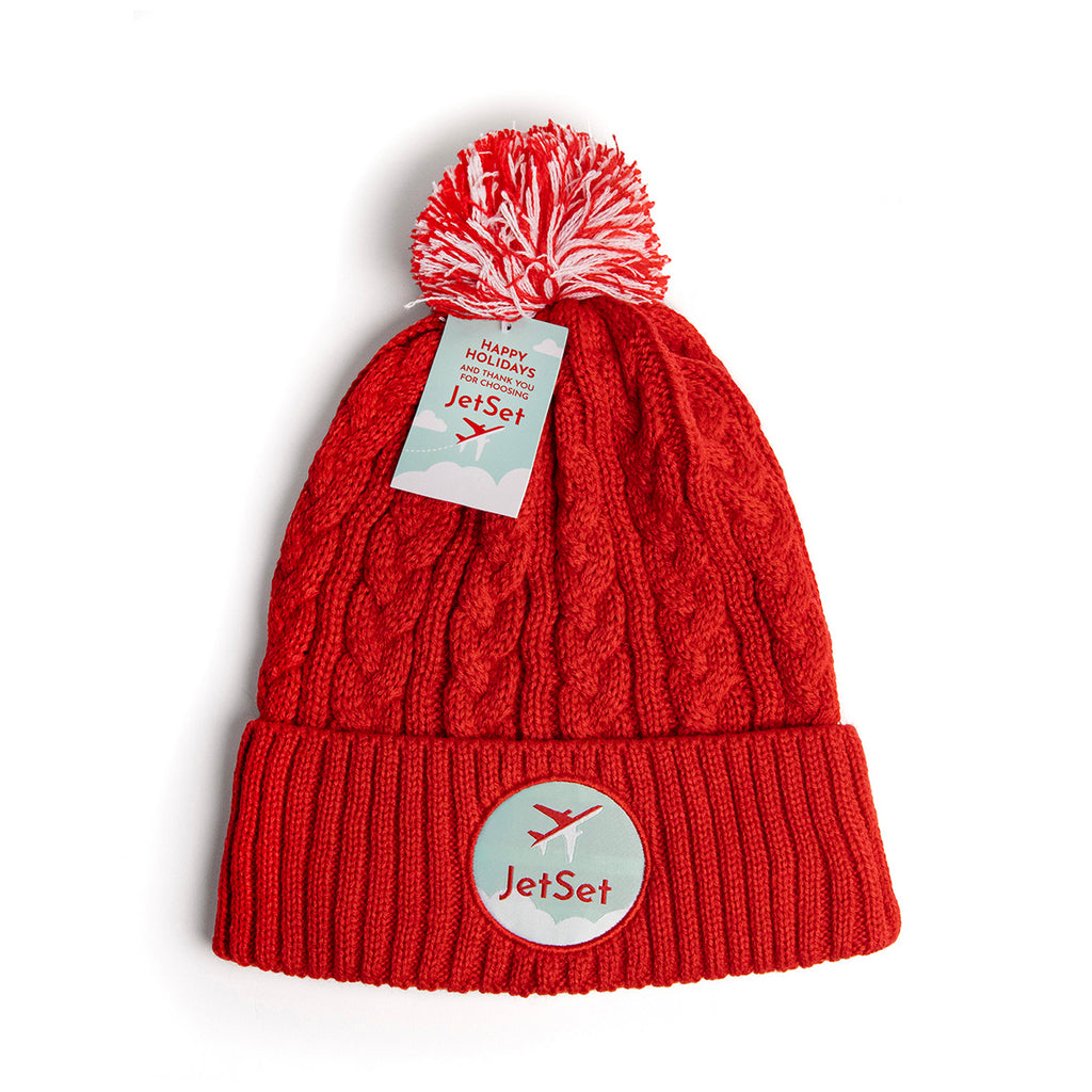 Pop Promos Custom Cable Knit Beanies