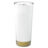 Good Value White/Gold Iconic Tumbler - 20 oz.