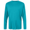 Core 365 Unisex Clear Teal Capital Long Sleeve Performance T-Shirt