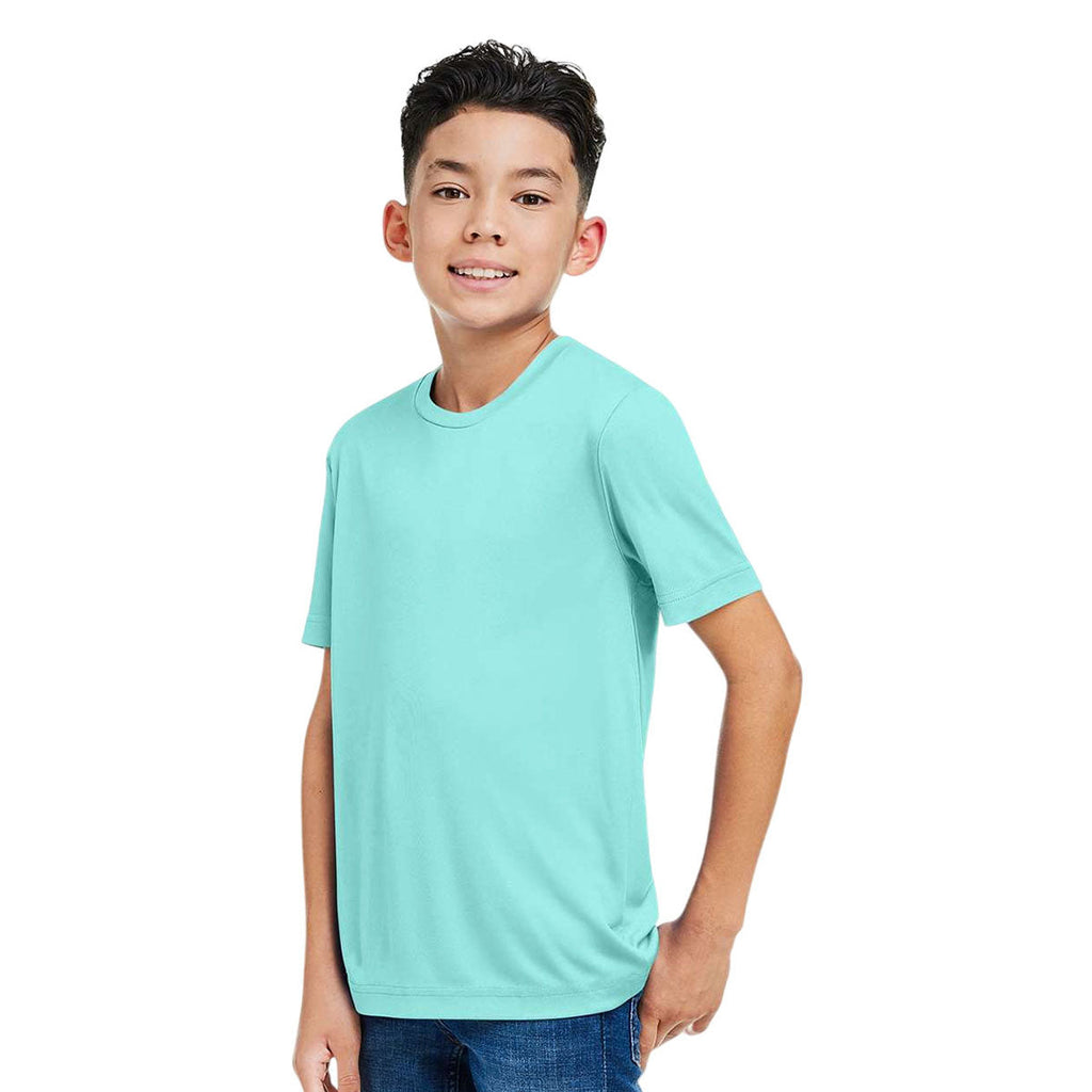 Core 365 Youth Sea Glass Capital Performance T-Shirt